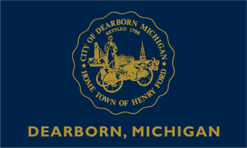 [Flag of Dearborn, Michigan]