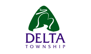 [Flag of Delta Charter Township, Michigan]
