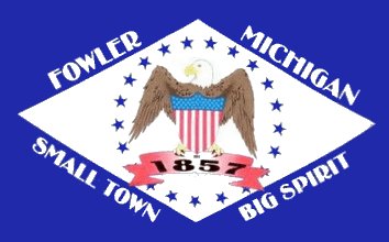 [Flag of Fowler, Michigan]