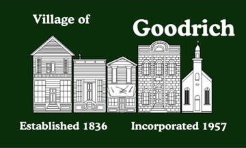 [Flag of the Goodrich Village, Michigan]