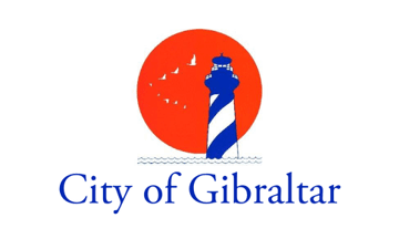 [Flag of Gibraltar, Michigan]