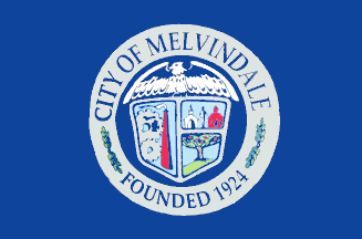 [Flag of Melvindale, Michigan]