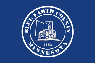 [Flag of Blue Earth County, Minnesota]