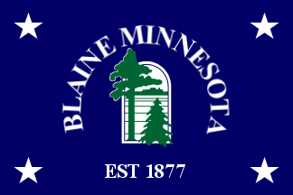 [flag of Blaine, Minnesota]
