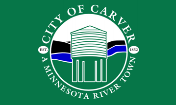 [flag of Carver, Minnesota]