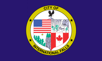 [flag of International Falls, Minnesota]
