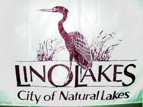 [former flag of Lino Lakes, Minnesota]
