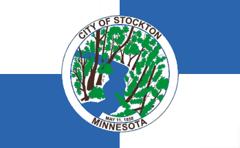 [flag of Stockton, Minnesota]
