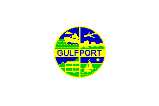 [first flag of Gulfport, Mississippi]