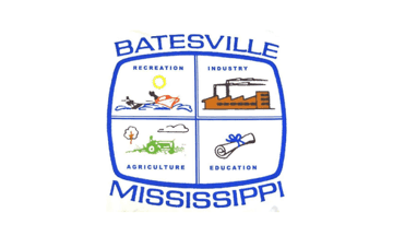 [flag of Batesville, Mississippi]