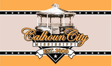 [flag of Calhoun City, Mississippi]