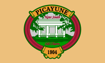 [flag of Picayune, Mississippi]