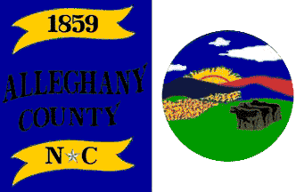 [flag of Alleghany County, North Carolina]
