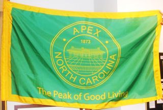 [Flag of Apex, North Carolina]