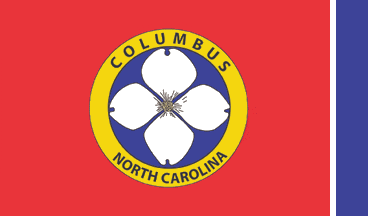 [Flag of Columbus, North Carolina]