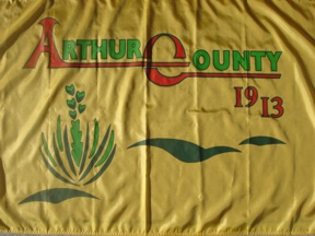 [Flag of Arthur County, Nebraska]
