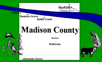 [Flag of Madison County, Nebraska]
