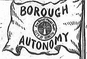 [1909 Cartoon Flag of Brooklyn]