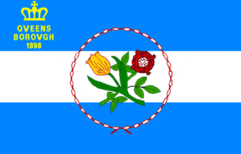 [flag of the Borough of Queens, New York]