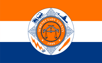 [Flag of Schenectady County, New York]