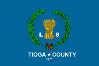 [Flag of Tioga County, New York]