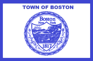[Flag of Boston, New York]