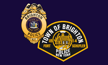 [Flag of Brighton Police, New York]