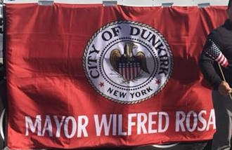 [Possible Mayor's flag of Dunkirk, New York]