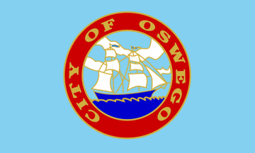 [Flag of Oswego City, New York]