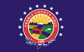 [Flag of Preble County, Ohio]