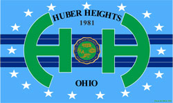 [Flag of Huber Heights, Ohio]