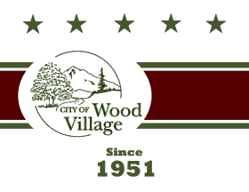 [Flag of Wood Village, Oregon]