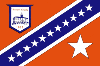 [Flag of Dickson County, Tennessee]