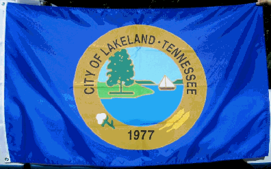 [Flag of Lakeland, Tennessee]
