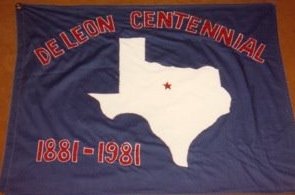[Flag of De Leon, Texas]