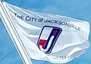 [Flag of Jacksonville, Texas]