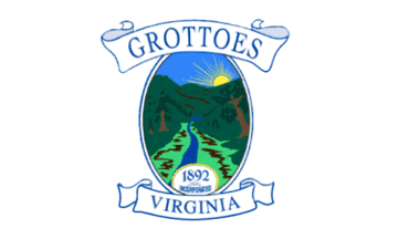 [Flag of Grottoes, Virginia]