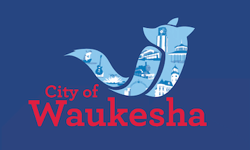 waukesha wisconsin flag poposki valentin located february fotw crwflags