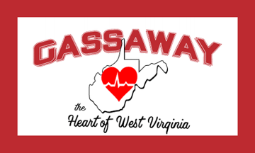 [Flag of Gassaway, West Virginia]