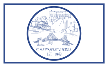 [Flag of St. Marys, West Virginia]