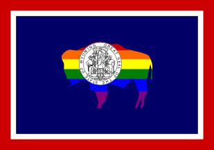[Wyoming gay flag]