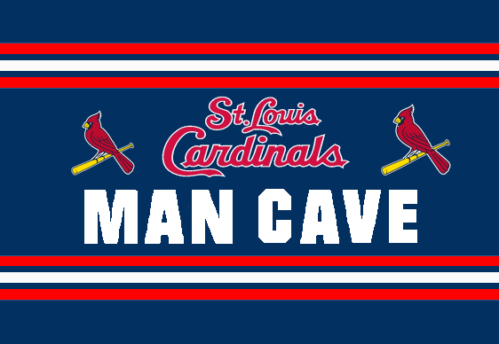 [St. Louis Cardinals Man Cave flag example]