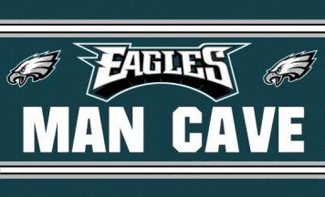 [Philadelphia Eagles 'Man Cave' flag]