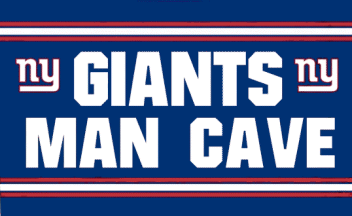[New York Giants 'Man Cave' flag]