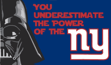[New York Giants Darth Vader flag]