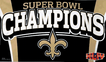 New Orleans Saints NFL Football 27x37 Banner Flag Superbowl XLIV NFC  Champs – Tacos Y Mas