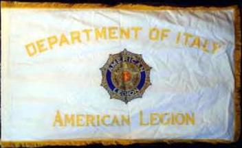 [Department of Italy American Legion flag]