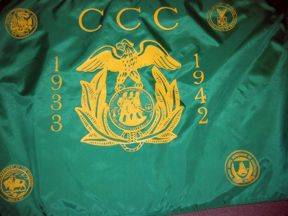 [Civilian Conservation Corps flag]