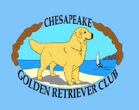 [Chesapeake Golden Retriever Club, Inc. flag]