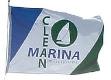 [Mississippi Clean Marina flags]